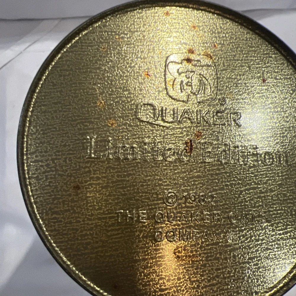 Quaker Oats Container tin original‎ rare vintage